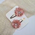 Haarclipje sparkle flower oudroze