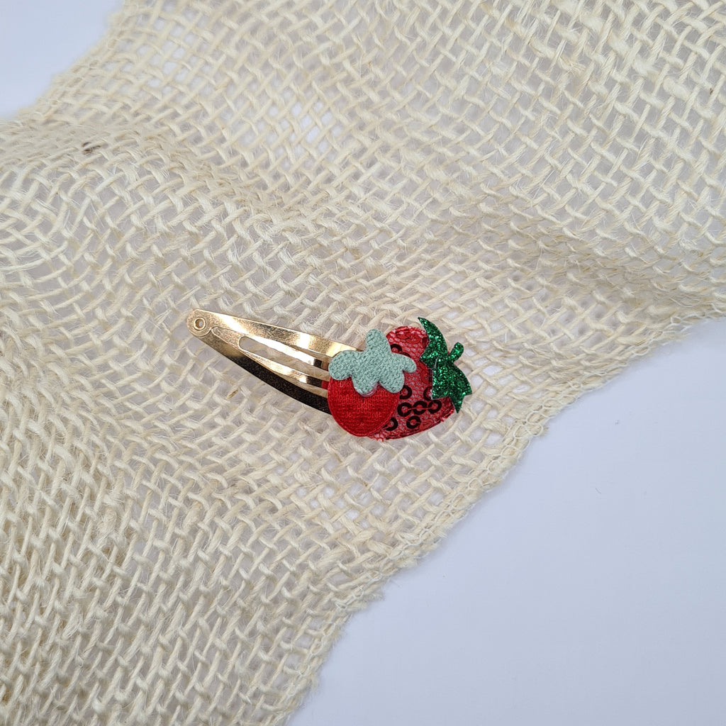 Haarclipje Strawberry Dream rood