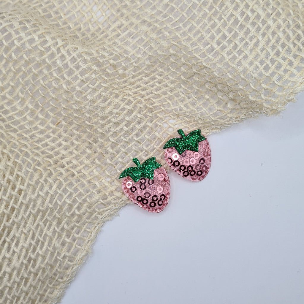 Mini haarclipje Strawberry Dream licht roze