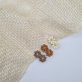 Set van 3 Mini haarclipjes duo bloem