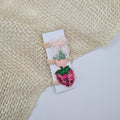 Set van 3 mini elastiekjes roze