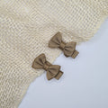 Midi haarclipje strikje classic taupe