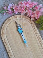 Zorgtopper sleutelhanger met naam