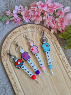 Zorgtopper sleutelhanger met naam