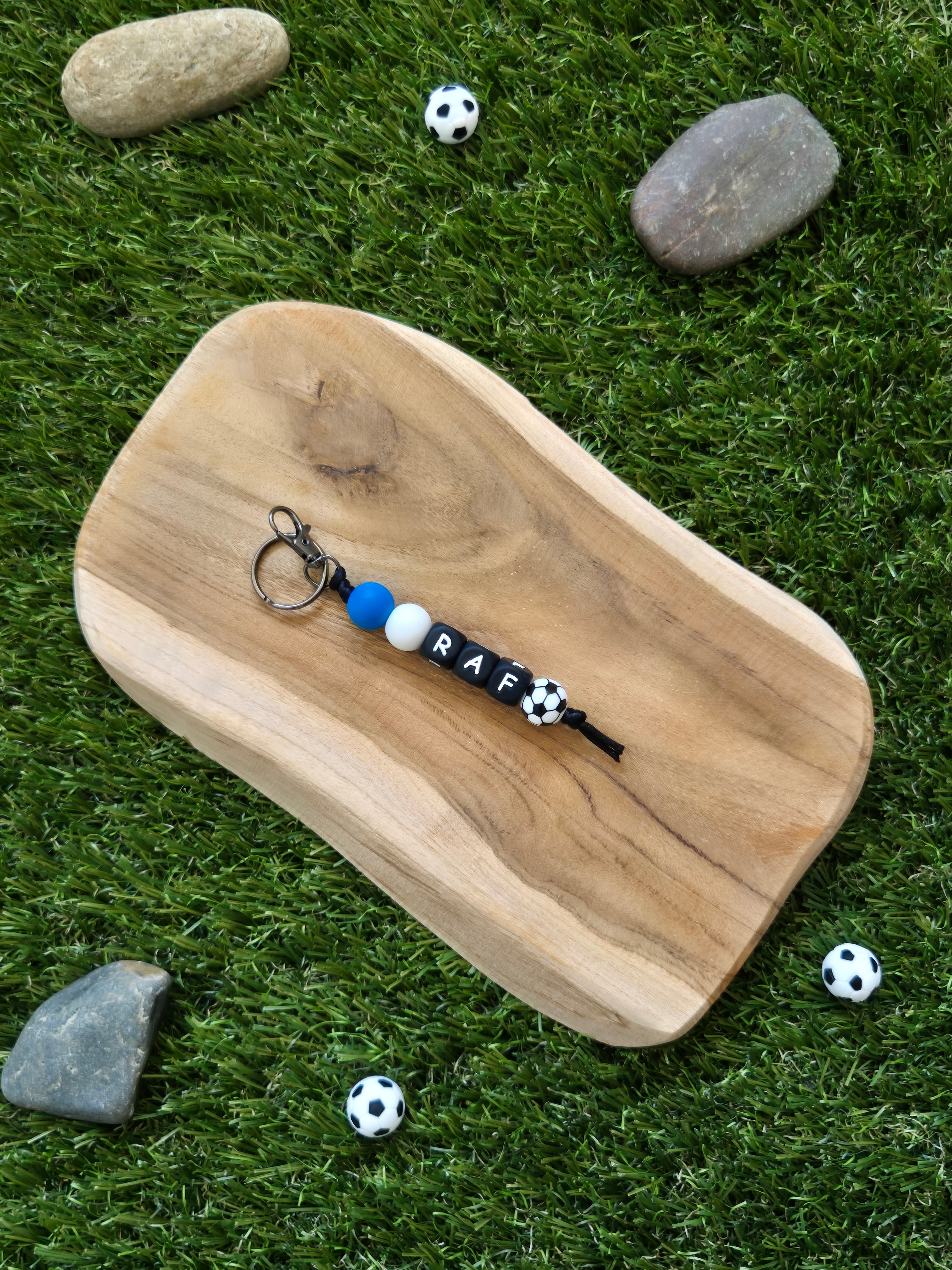 Sleutelhanger met Naam of Clubnaam 3 letters