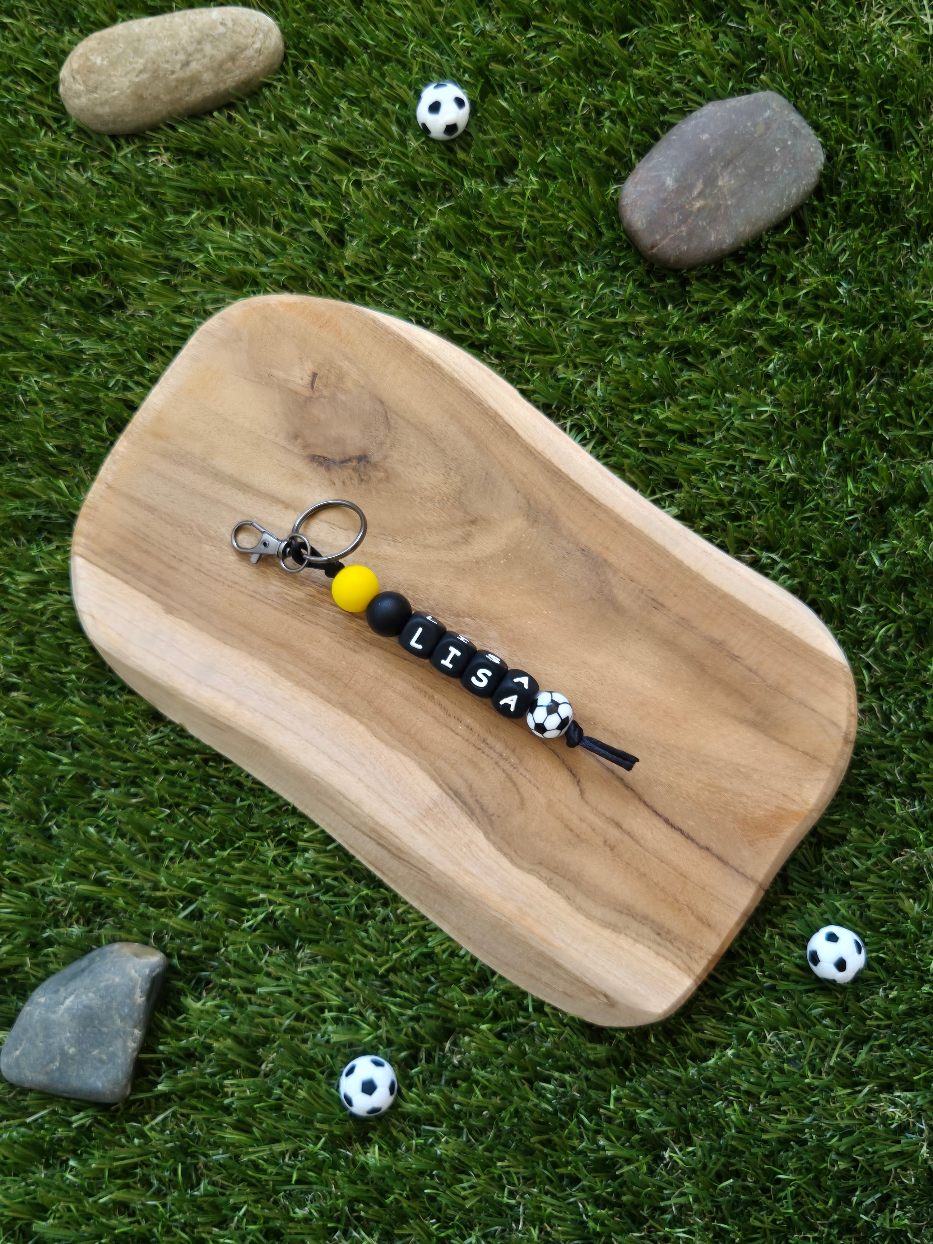 Sleutelhanger met Naam of Clubnaam 4 letters
