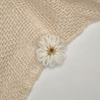Antislip Haarspeldje cozy flower creme