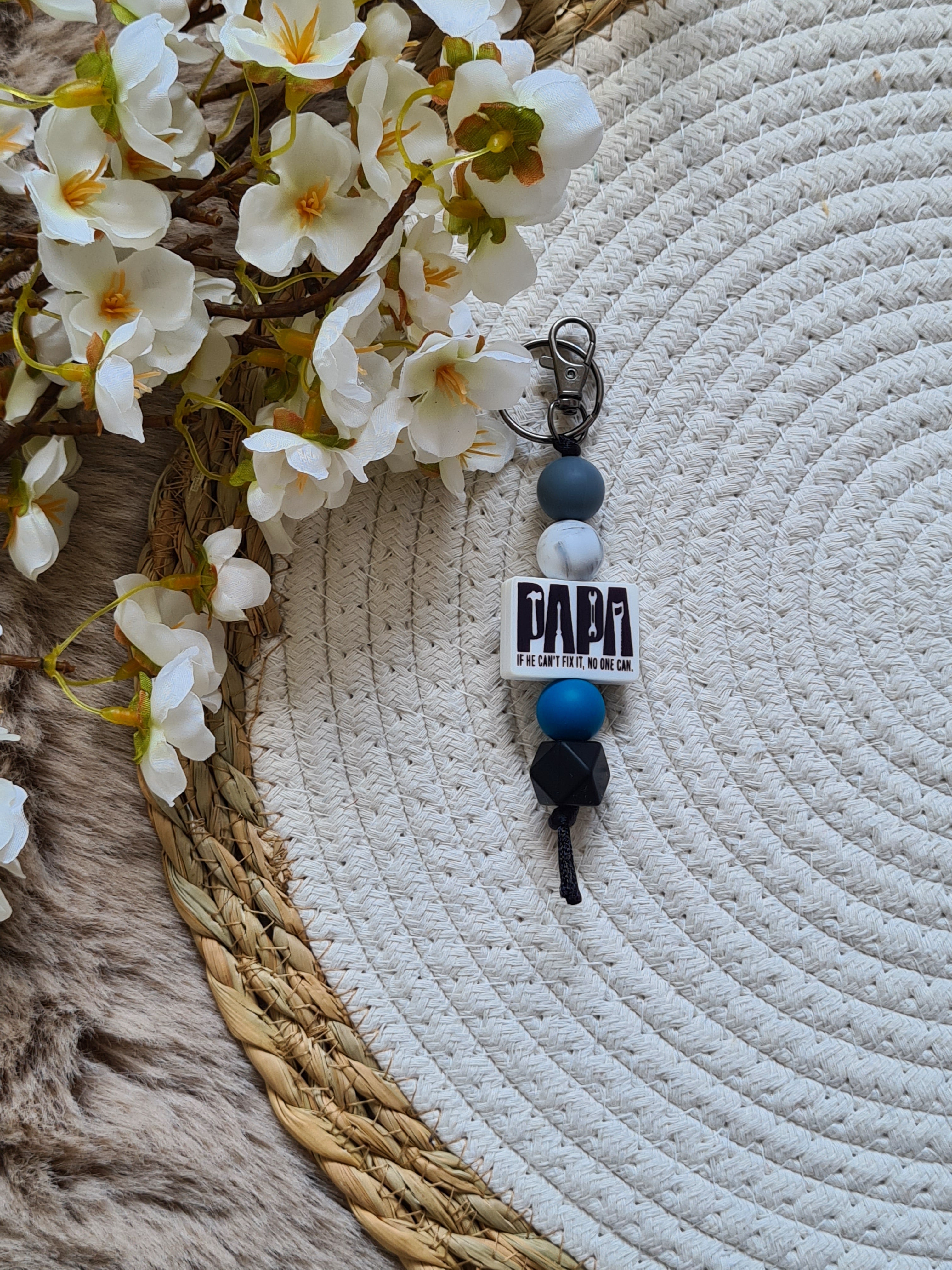 Sleutelhanger papa met gereedschap