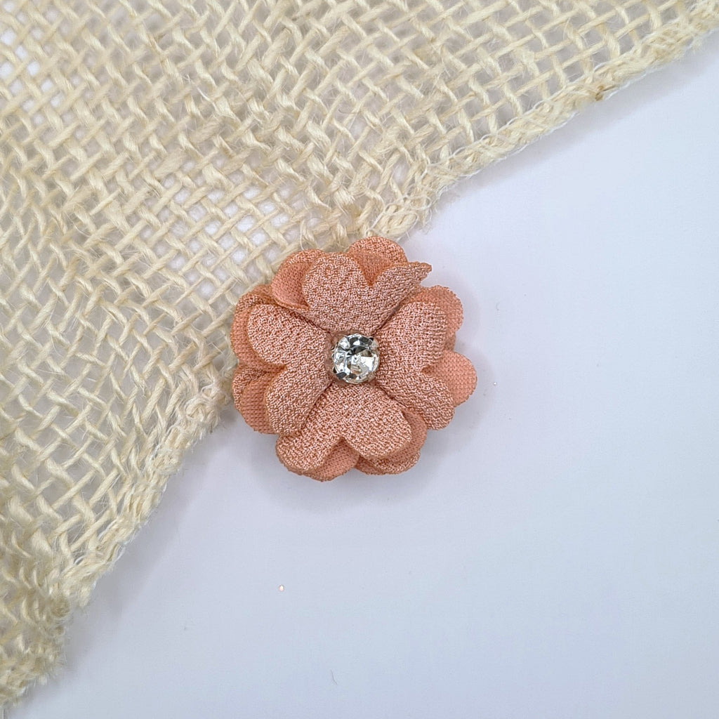 Antislip Haarspeldje sparkle flower oudroze
