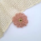 Antislip Haarspeldje cozy flower oudroze