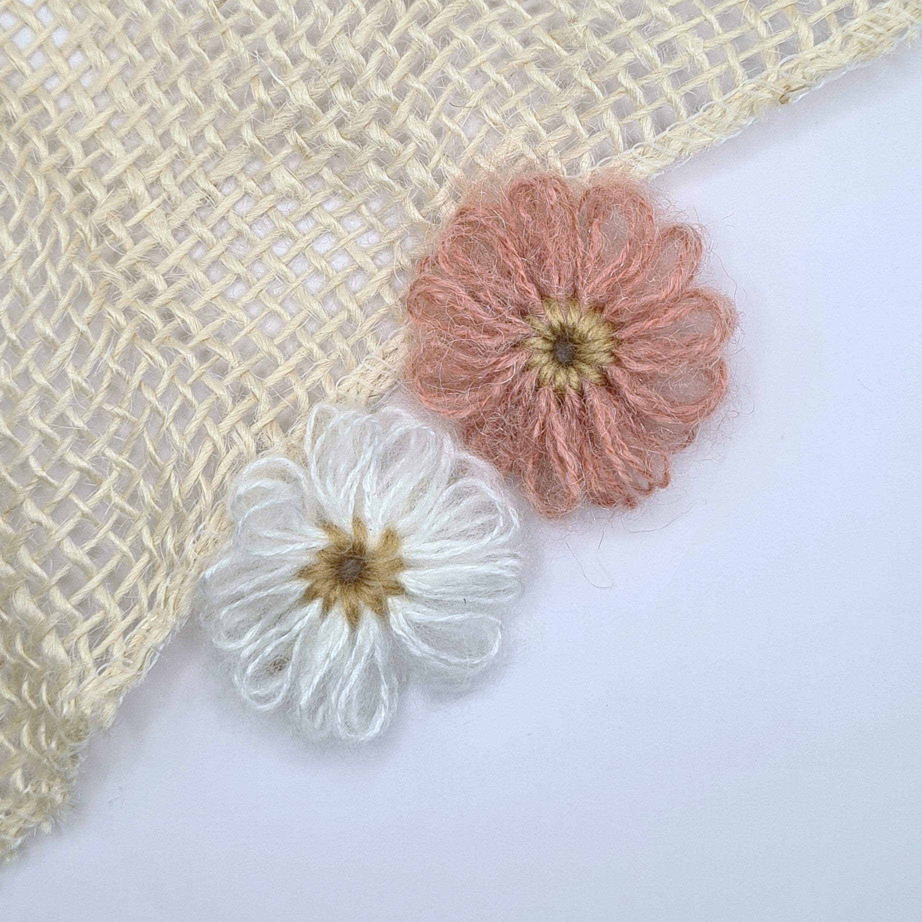 Antislip Haarspeldje cozy flower oudroze