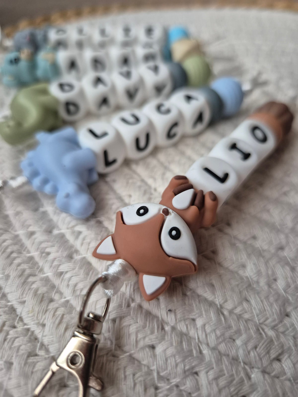 Sleutelhanger Lio vosje bruin