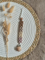 Speenkoord Botanic mauve beige
