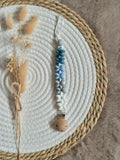Speenkoord Botanic blauw wit