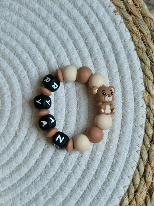 Bijtring gepersonaliseerd Cute beertje